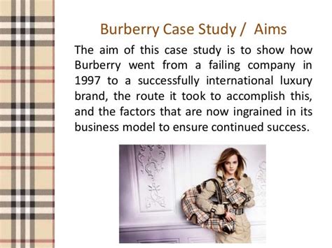 burberry analysis business|burberry designer.